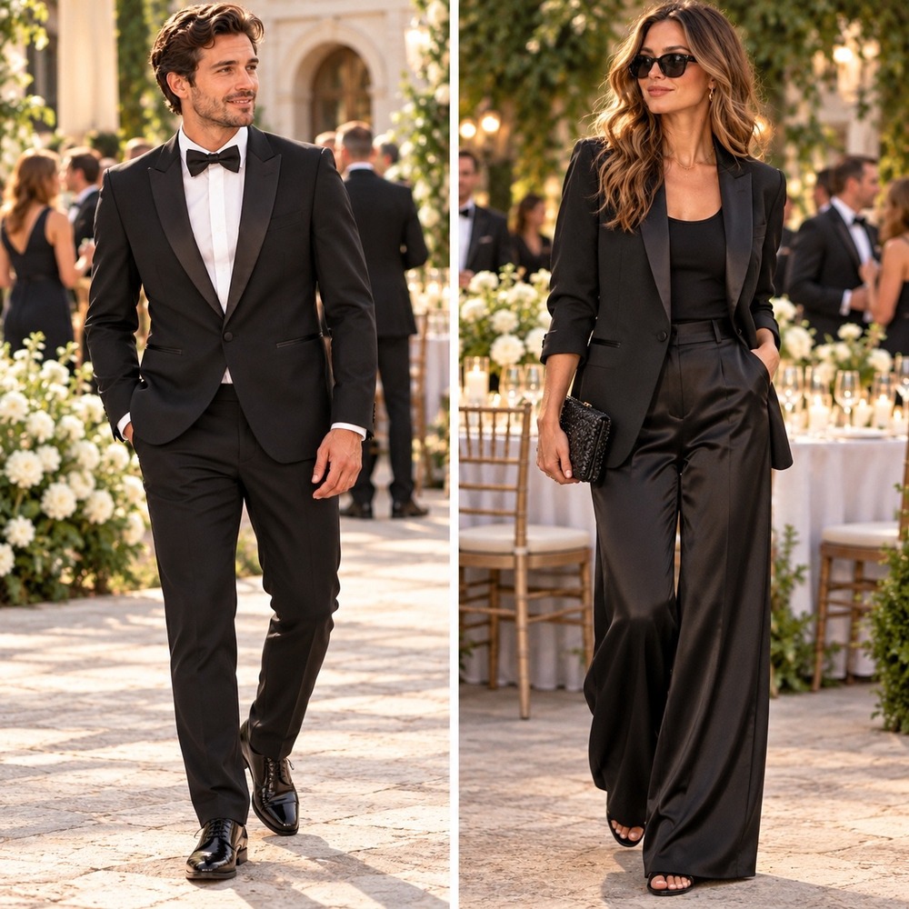 ASOS Black Tuxedo Blazer 34R Unisex Satin Lapel Slim Fit Formal Wedding Jacket
